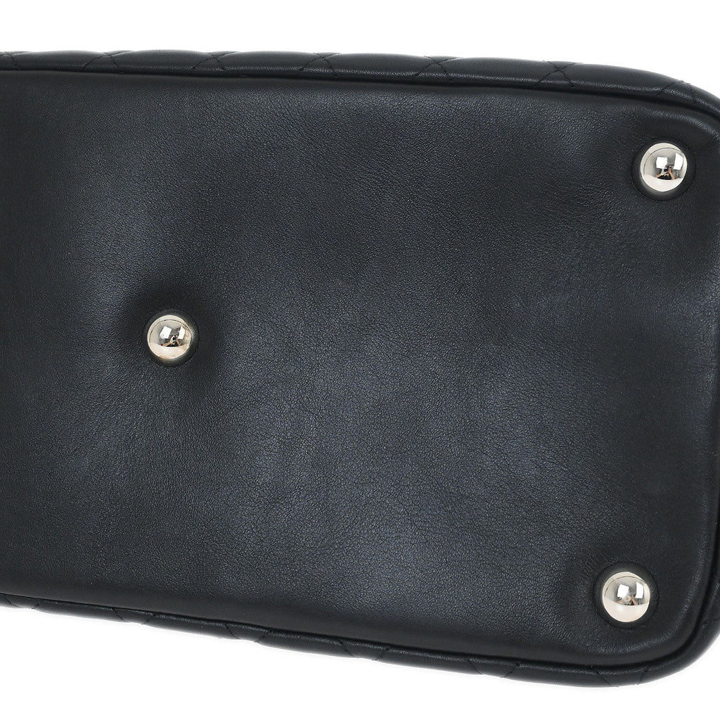 Chanel 2005-2006 Black Calfskin Cambon Ligne Tote Handbag