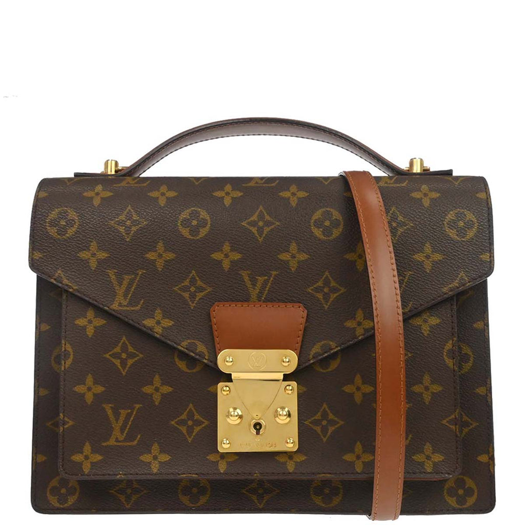 Louis Vuitton Monogram Monceau 28 Business 2way Shoulder Handbag M51185
