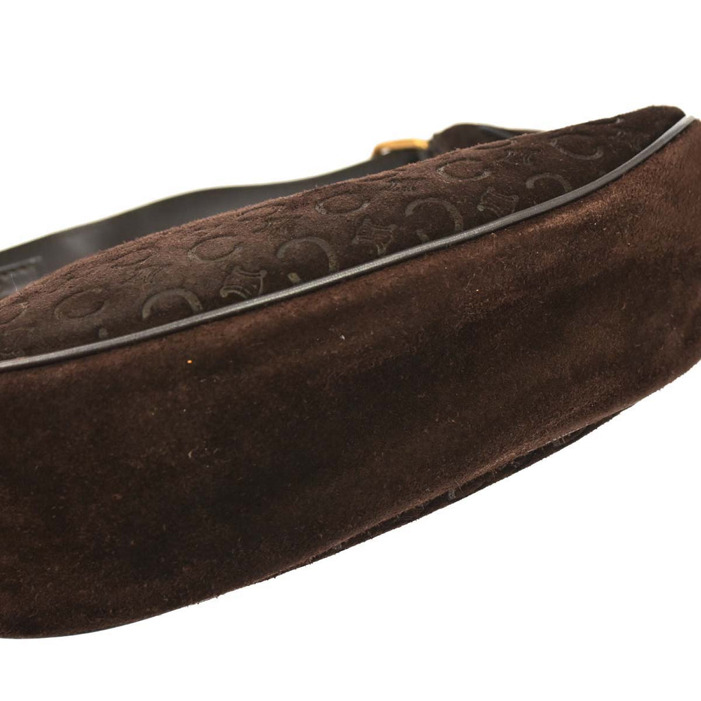 Celine Brown Suede C Macadam Handbag