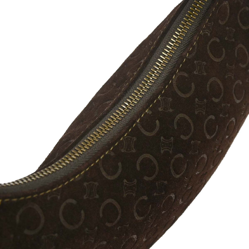 Celine Brown Suede C Macadam Handbag
