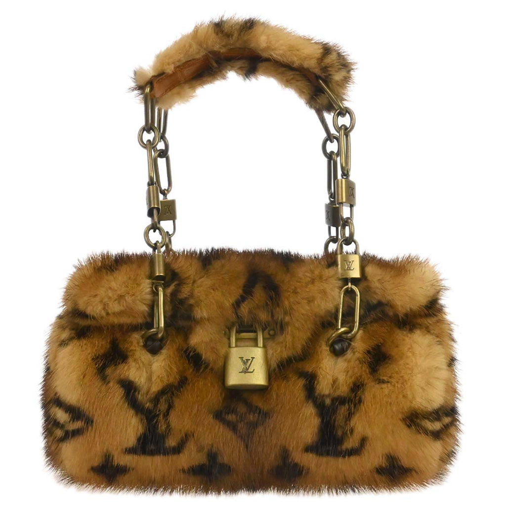 Louis Vuitton * Monogram Mink Mini Papillon Handbag