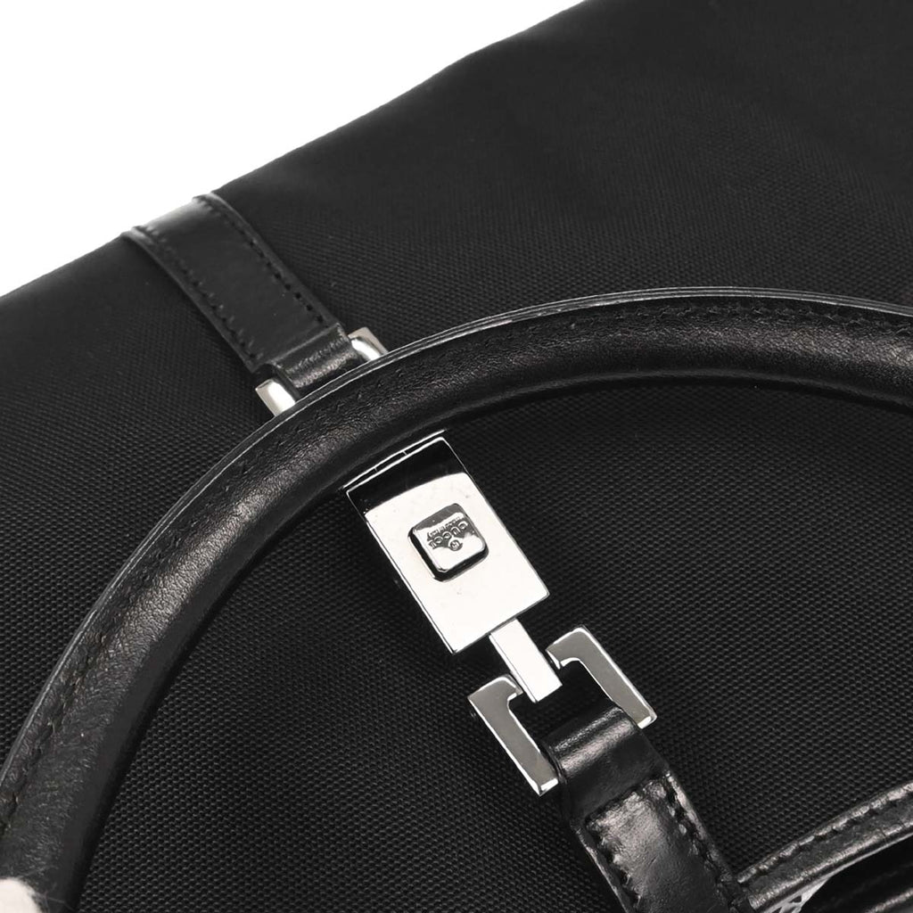 Gucci Black Nylon Jackie Handbag