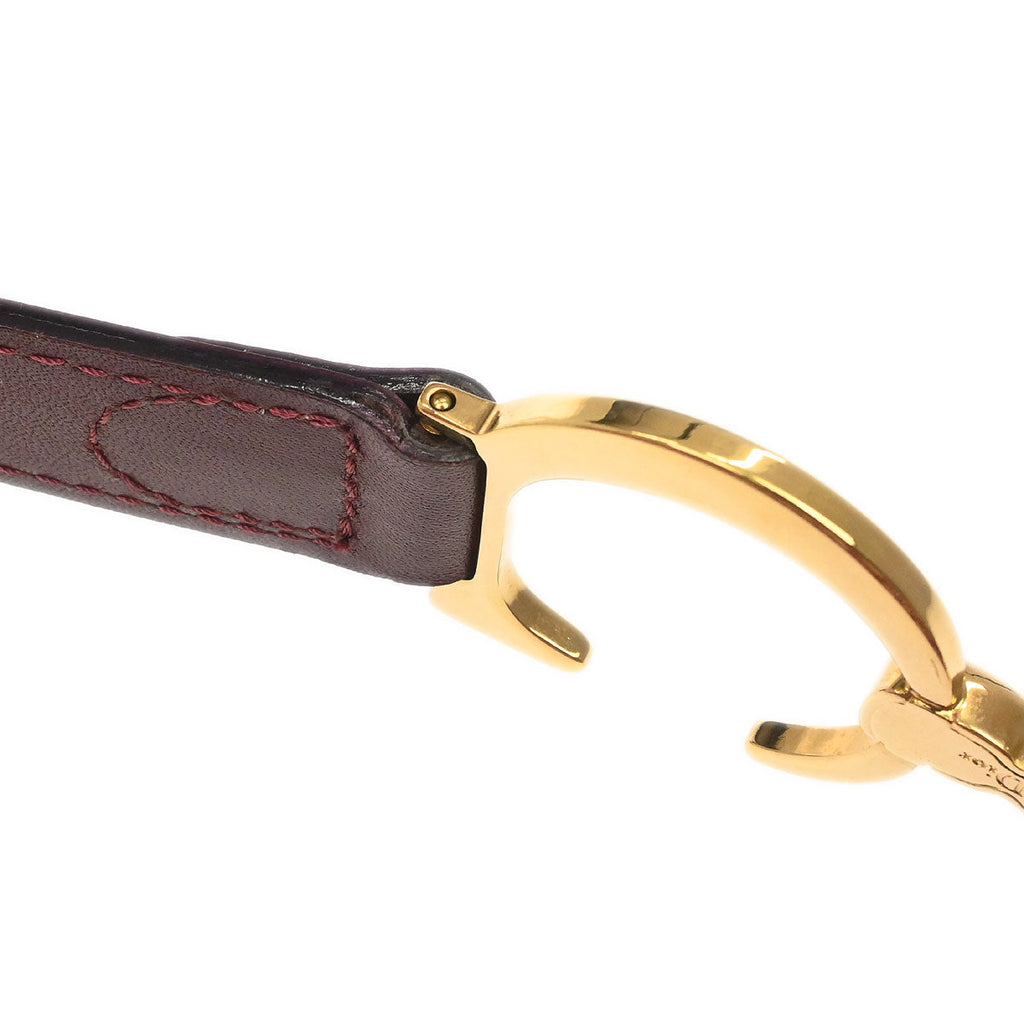 Christian Dior Bordeaux Trotter Saddle Handbag