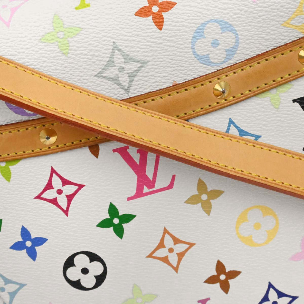 Louis Vuitton White Monogram Multicolor Sologne Shoulder M92661