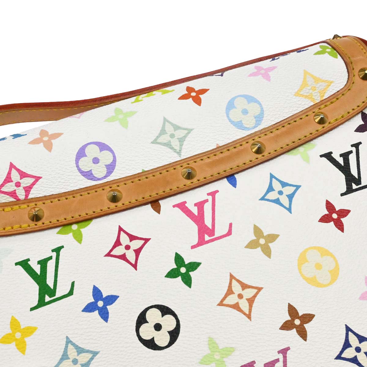 Louis Vuitton White Monogram Multicolor Sologne Shoulder M92661