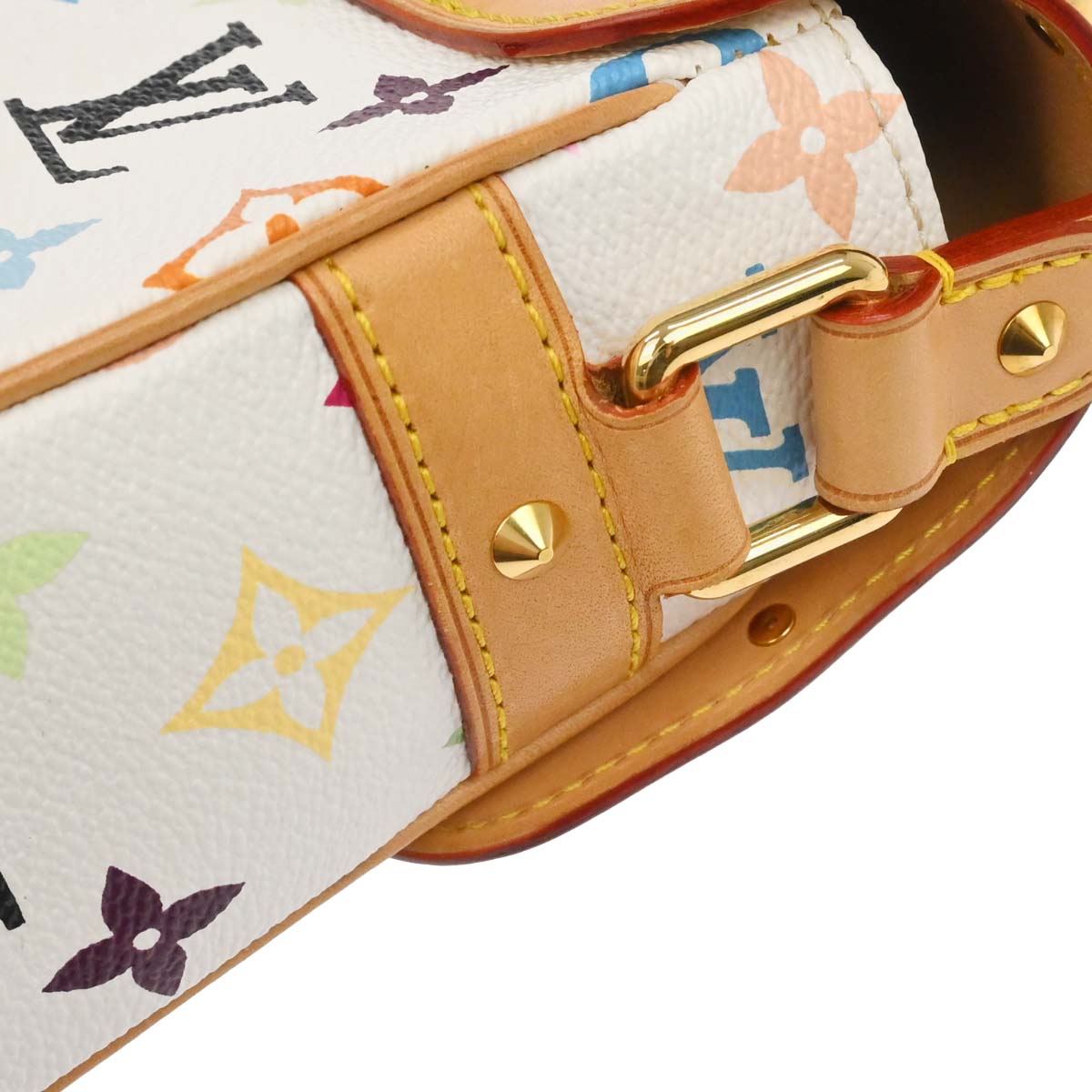 Louis Vuitton White Monogram Multicolor Sologne Shoulder M92661