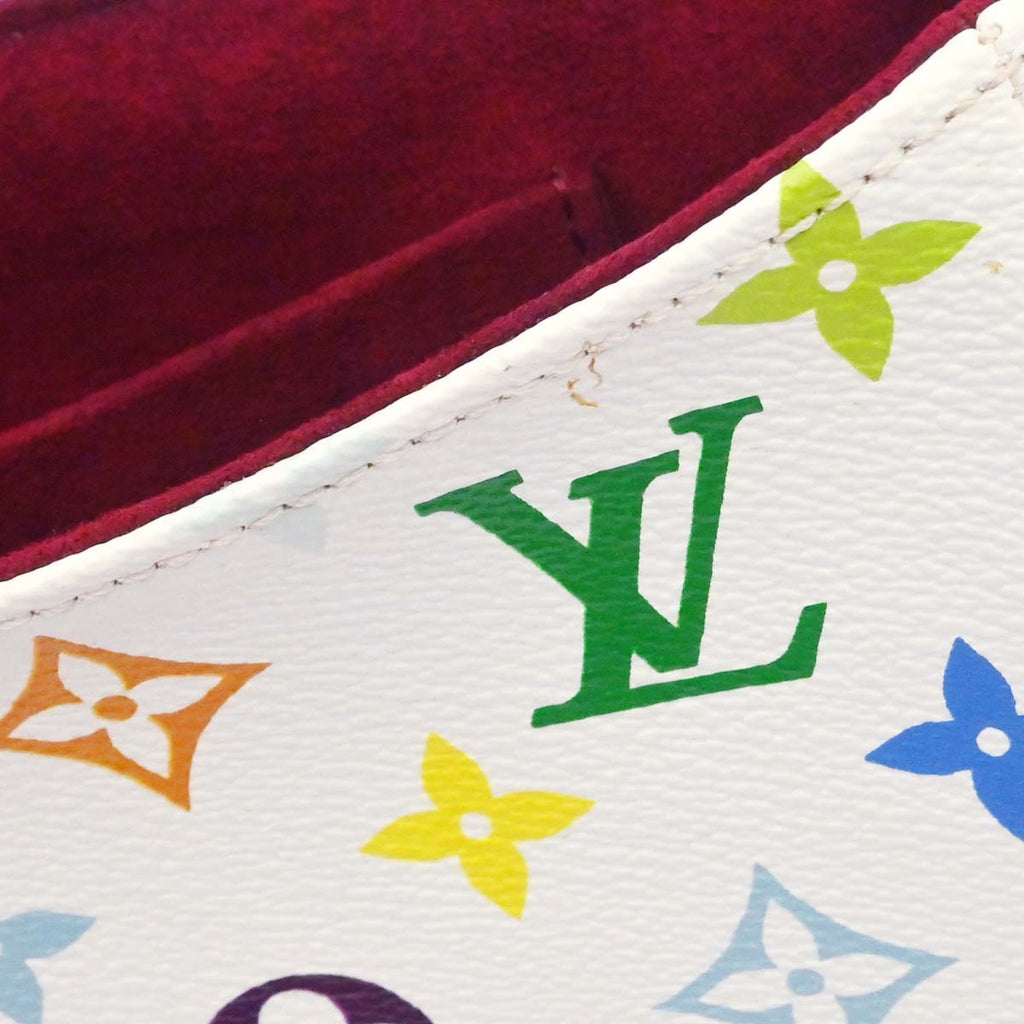 Louis Vuitton White Monogram Multicolor Sologne Shoulder M92661