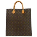 Louis Vuitton Monogram Sac Plat Tote Handbag M51140