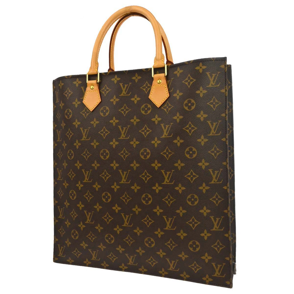 Louis Vuitton Monogram Sac Plat Tote Handbag M51140
