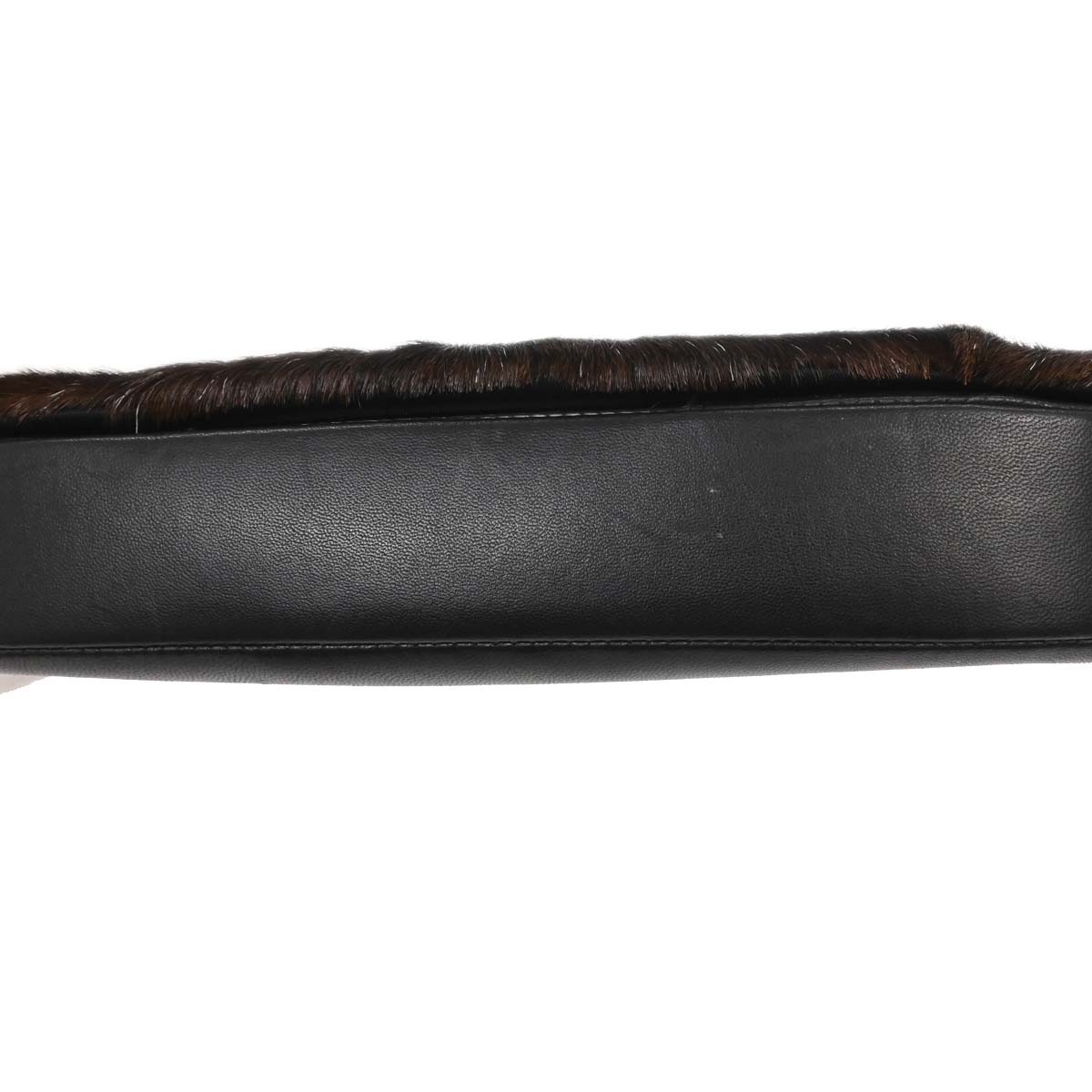 Christian Dior Black Brown Fur Malice Handbag