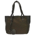 Christian Dior Brown Nylon Trotter Ethnic Tote Handbag