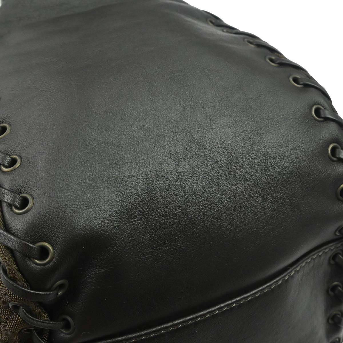 Christian Dior Brown Nylon Trotter Ethnic Tote Handbag