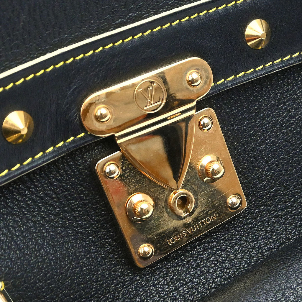 Louis Vuitton Black Suhali Extravagant Handbag M91800