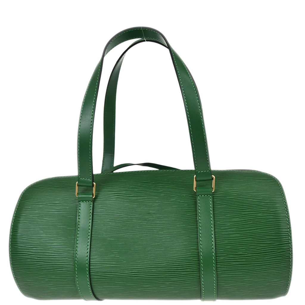 Louis Vuitton Green Epi Soufflot Handbag M52224