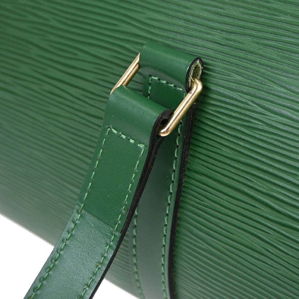 Louis Vuitton Green Epi Soufflot Handbag M52224