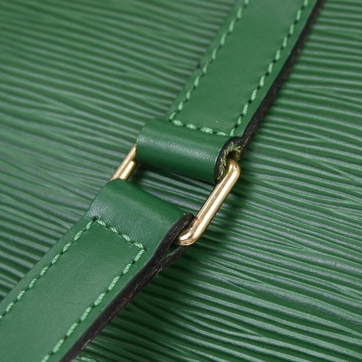 Louis Vuitton Green Epi Soufflot Handbag M52224