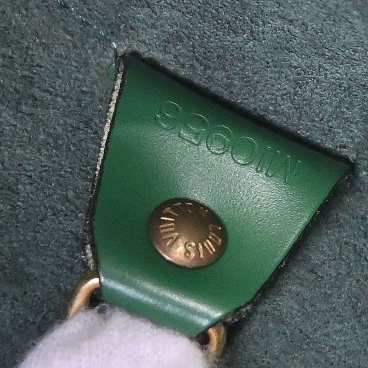Louis Vuitton Green Epi Soufflot Handbag M52224