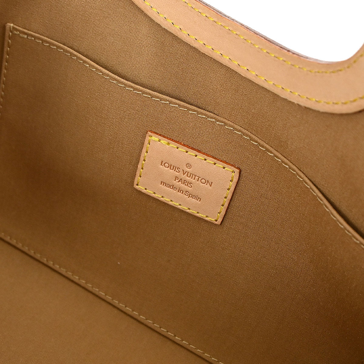 Louis Vuitton Beige Vernis Roxbury Drive 2way Shoulder Tote Handbag M91372