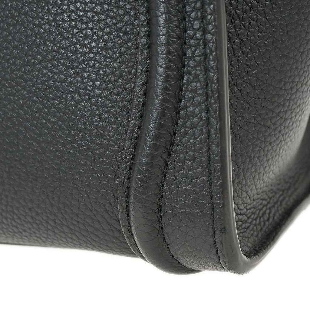 Celine Black Leather Nano Luggage Shoulder Tote Bag