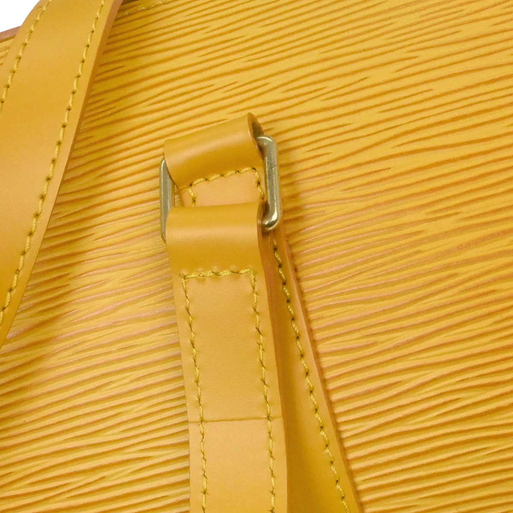 Louis Vuitton Yellow Epi Soufflot Handbag M52229