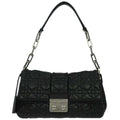 Christian Dior Black Lambskin Cannage Handbag