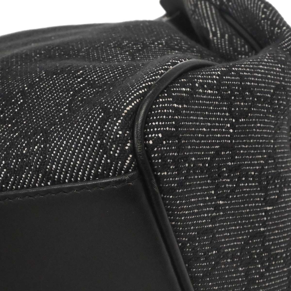 Gucci Black Canvas GG Handbag