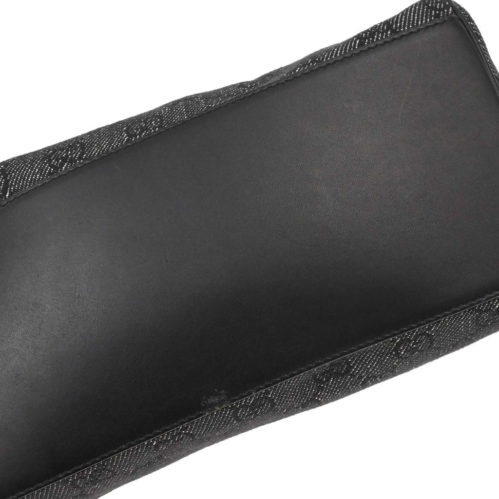 Gucci Black Canvas GG Handbag