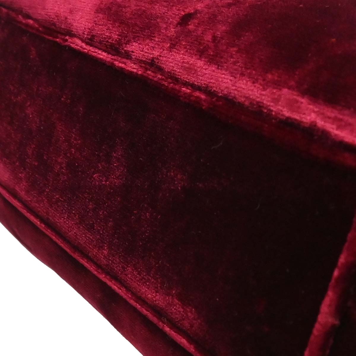 Prada Bordeaux Velvet Shoulder Bag