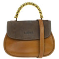 Loewe Brown Leather Velazquez 2way Shoulder Handbag