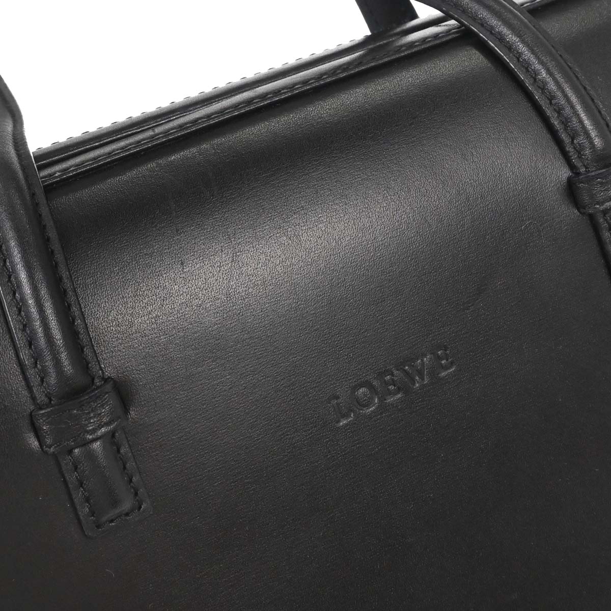 Loewe Black Leather Handbag