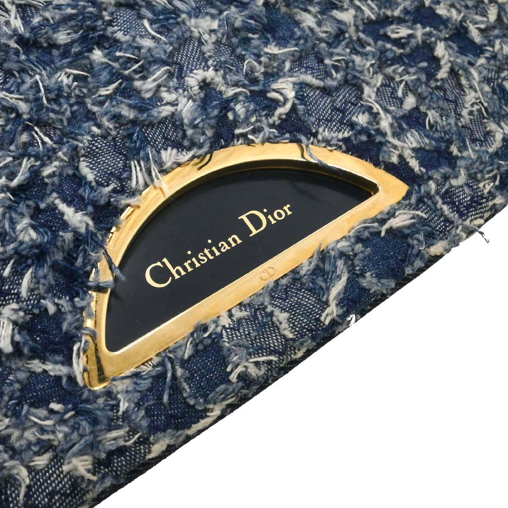 Christian Dior Blue Denim Malice Handbag