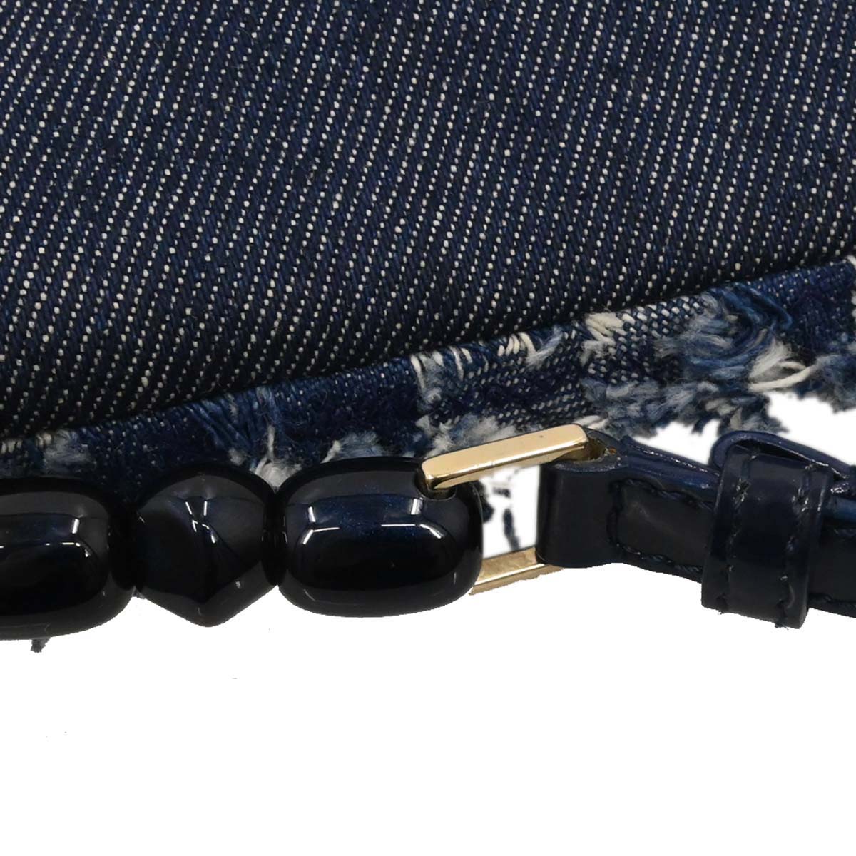 Christian Dior Blue Denim Malice Handbag