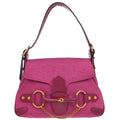 Gucci Pink Horsebit GG Handbag
