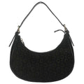 Celine Black Suede C Macadam Handbag