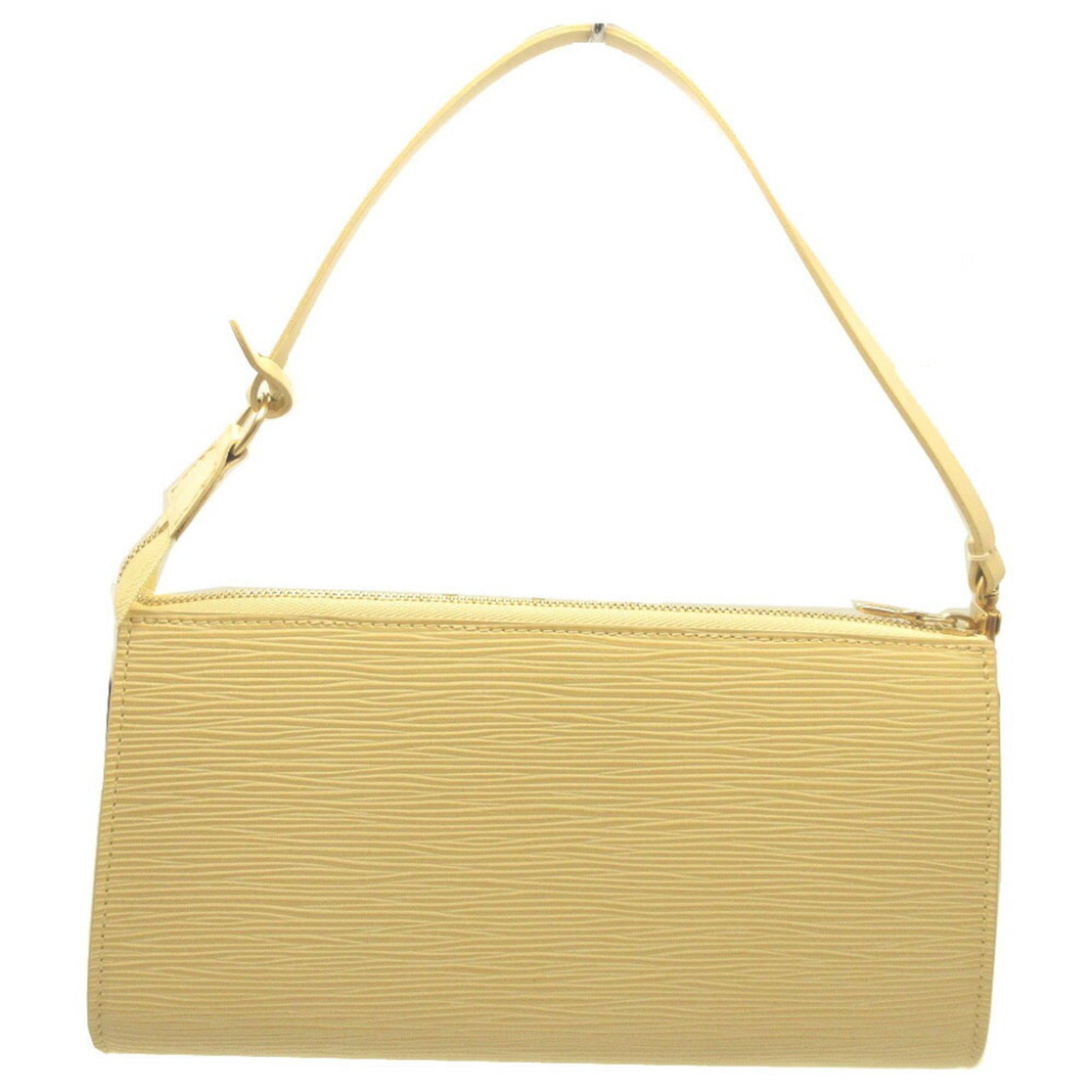Louis Vuitton Pochette Accessoire  Leather Clutch Bag