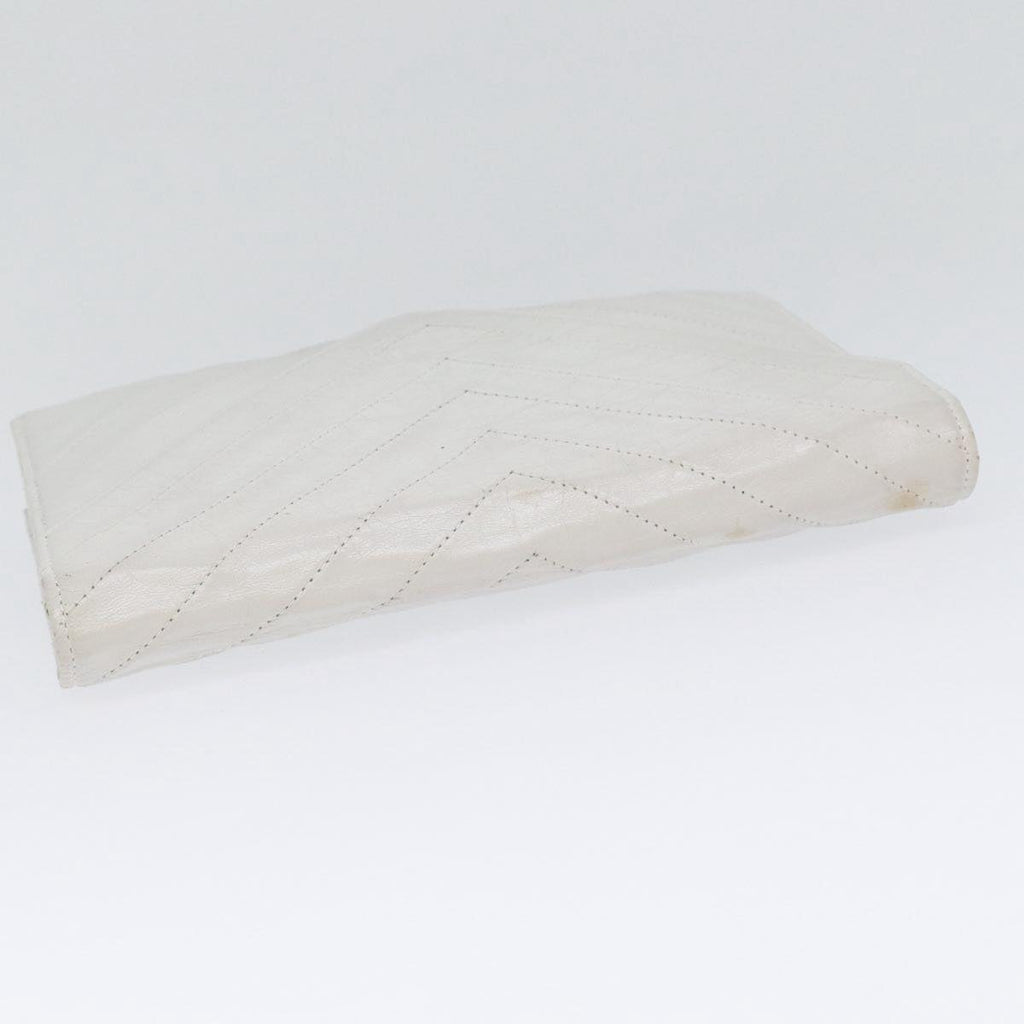 Saint Laurent Enveloppe  Leather Clutch Bag ()