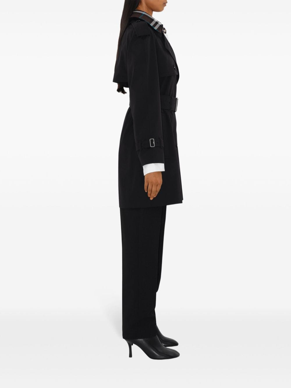 Burberry Women's Detachable-Collar Trench Coat