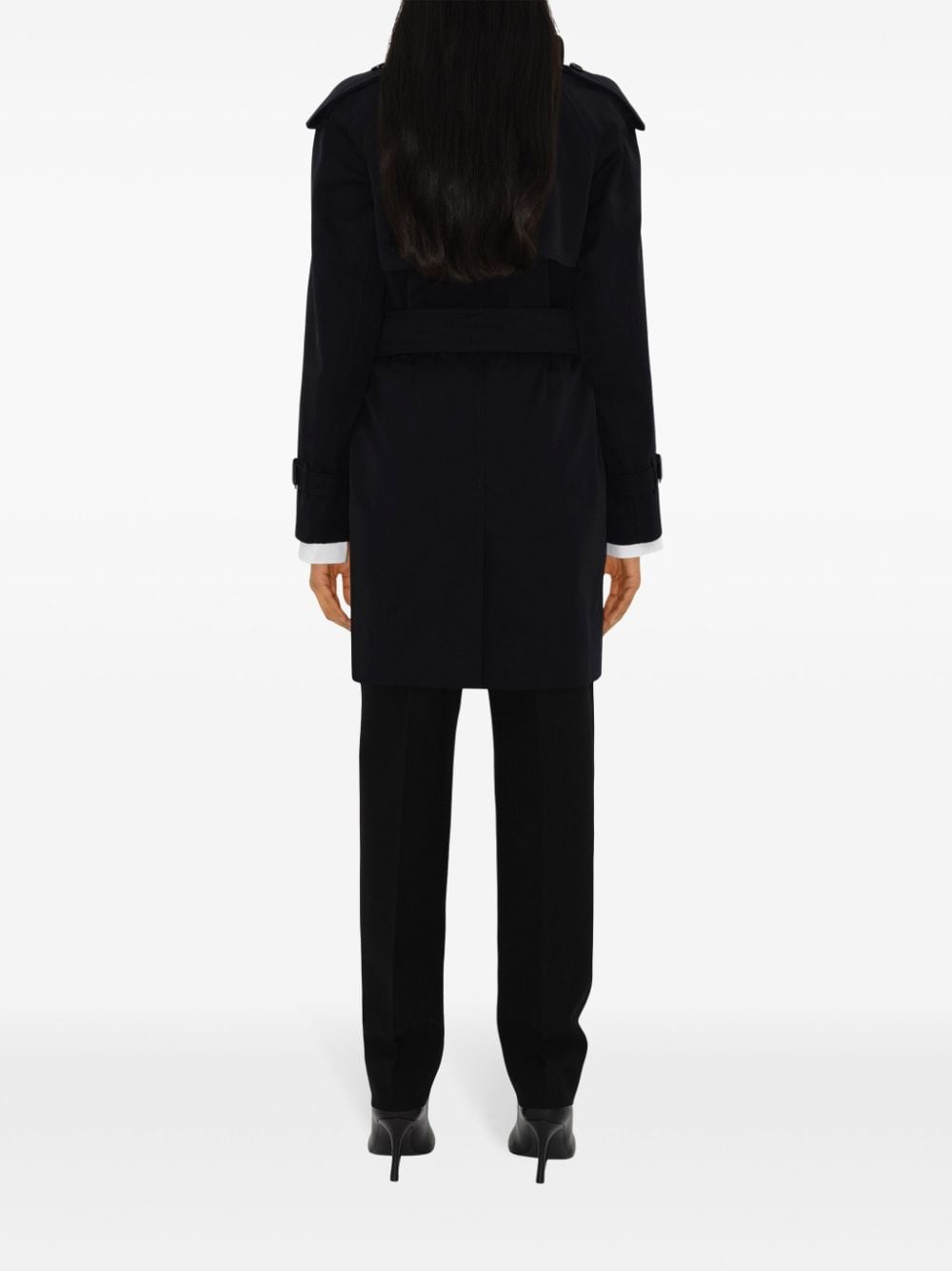 Burberry Women's Detachable-Collar Trench Coat