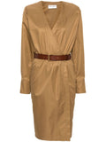 Saint Laurent Women's Belted Dress