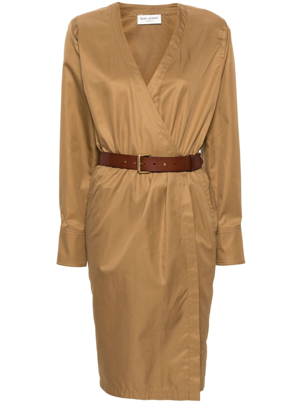 Saint Laurent Women's Belted Dress