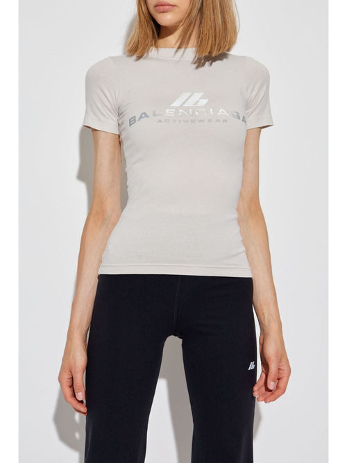 Balenciaga Women's T-Shirt With Logo