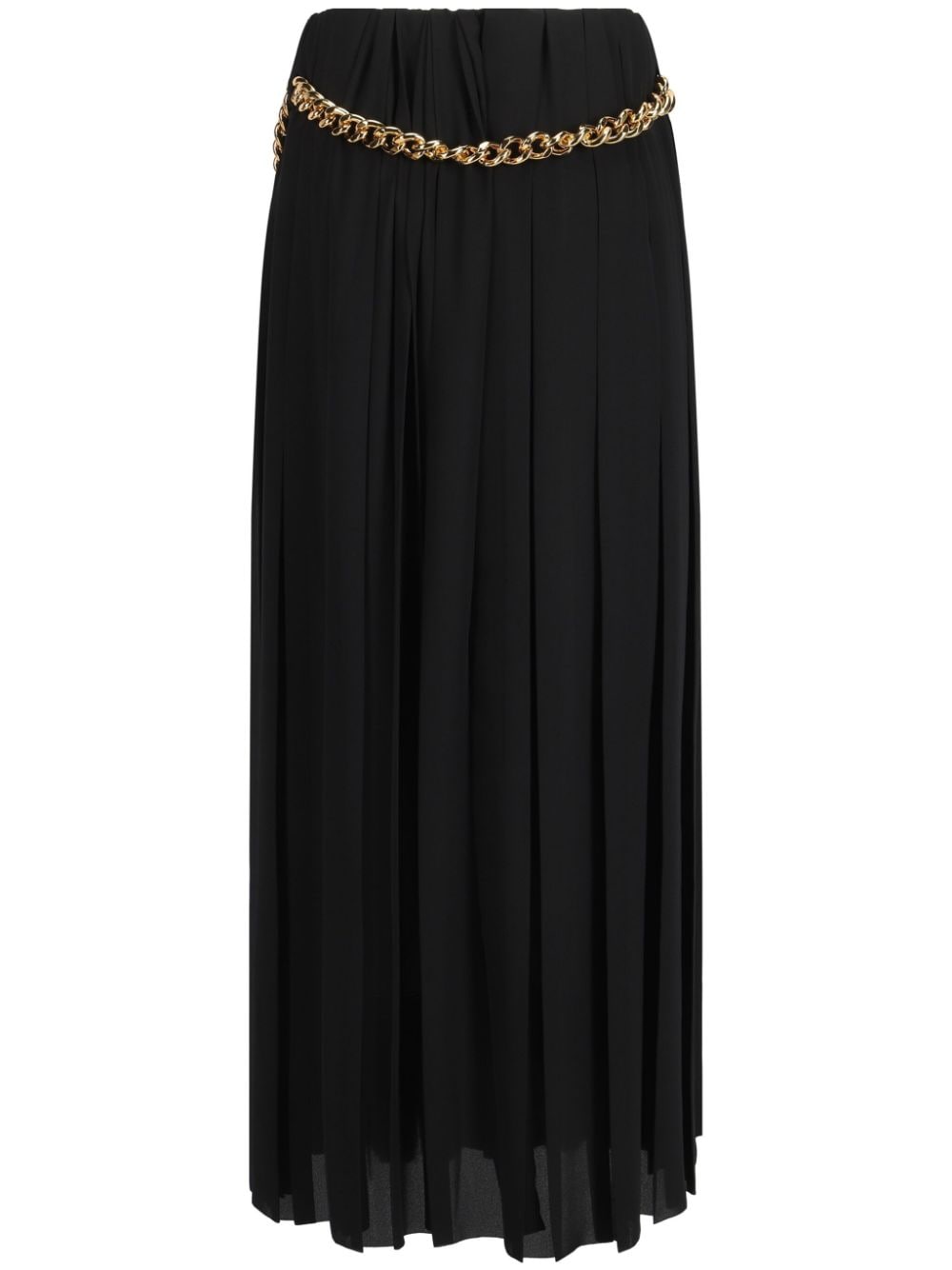 Balenciaga Women's Chain-Detail Pleated Skirt
