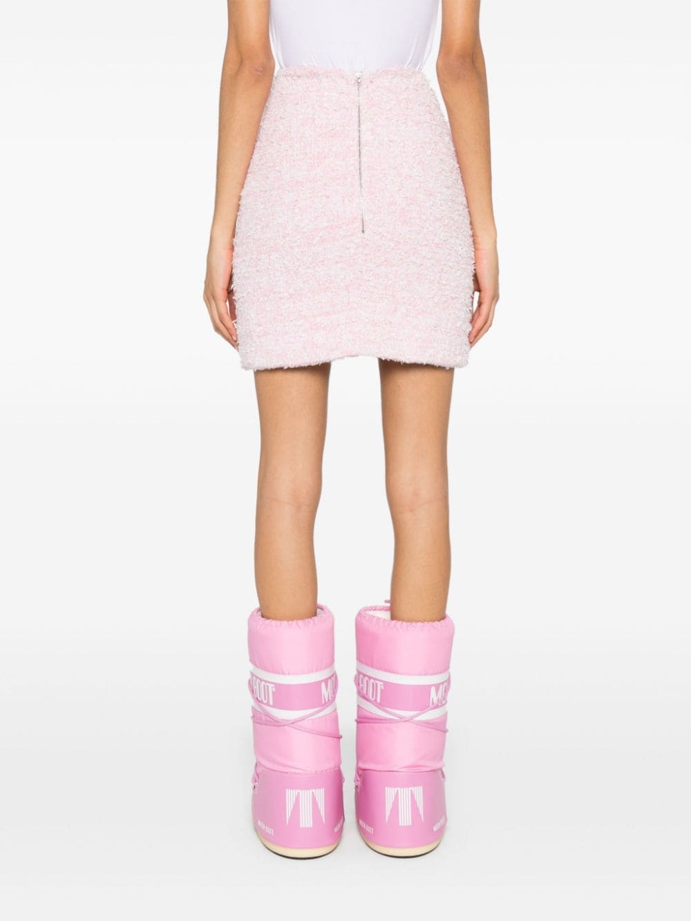 Balenciaga Women's Tweed Bouclé Mini Skirt