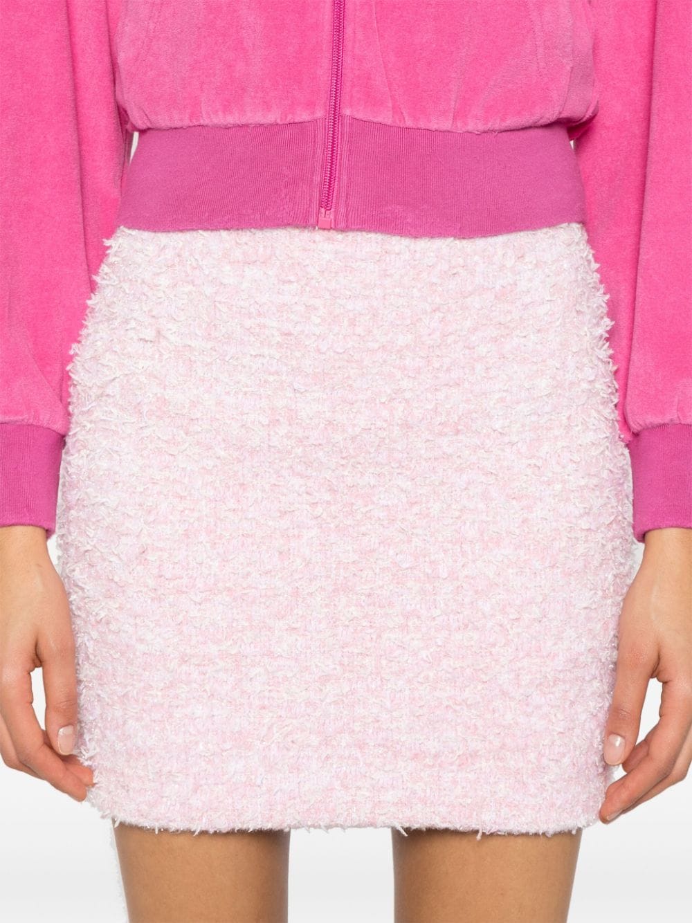Balenciaga Women's Tweed Bouclé Mini Skirt