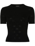 Balenciaga Women's Perforated Bb T-Shirt