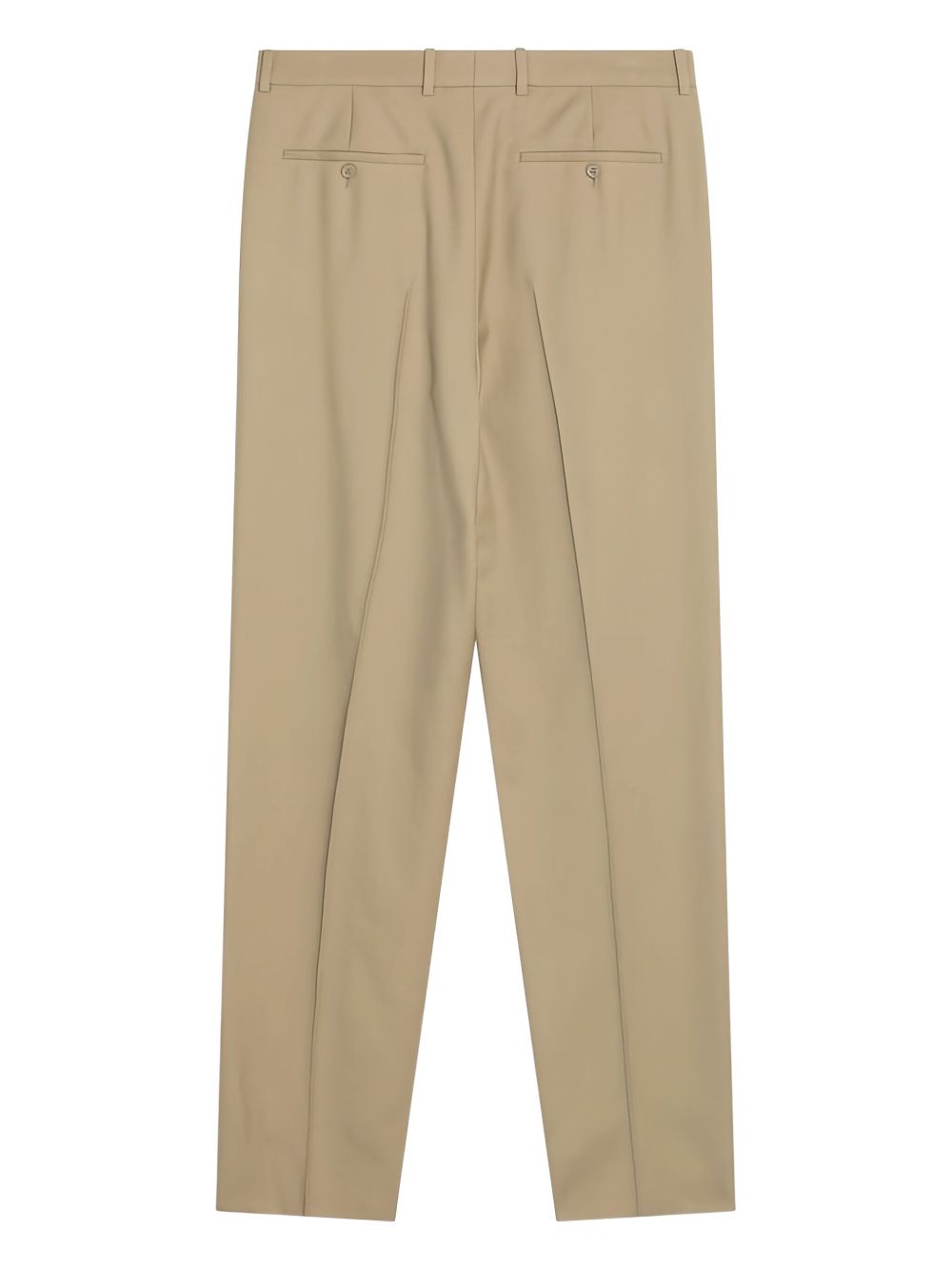 Saint Laurent Men's Pressed-Crease Trousers
