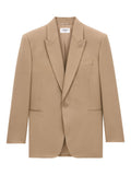 Saint Laurent Men's Natural Blazer Structured Wool