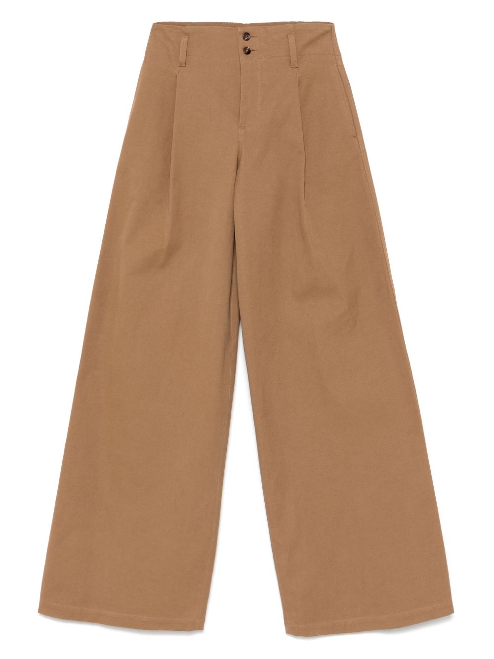 Chloã© Cotton Wide-Leg Trousers