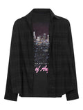 Balenciaga Men's Layered Cotton Shirt
