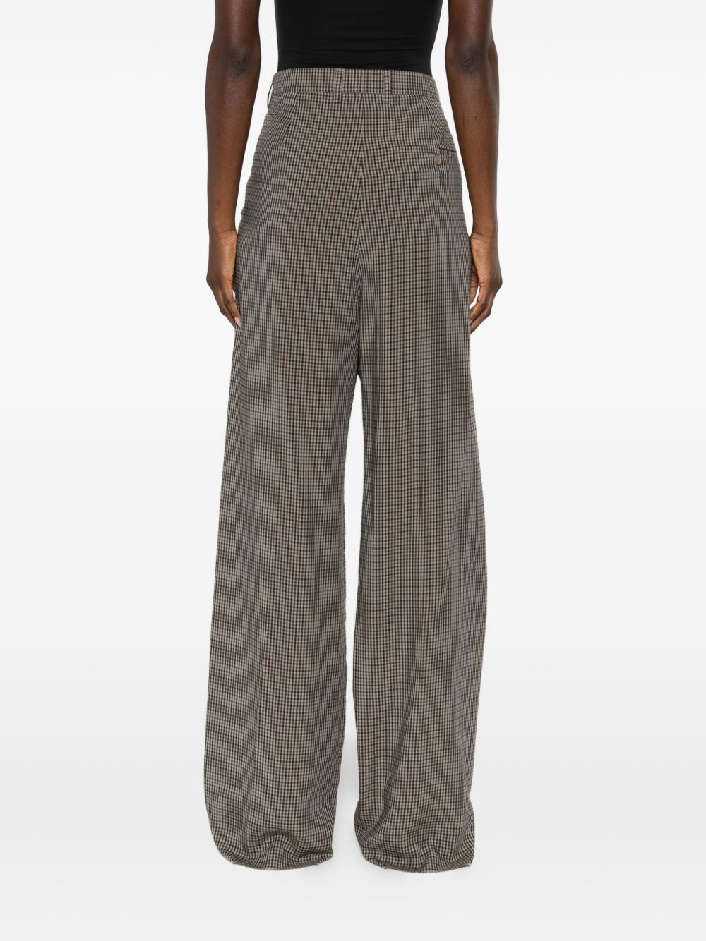 Balenciaga Women's Checked Trousers